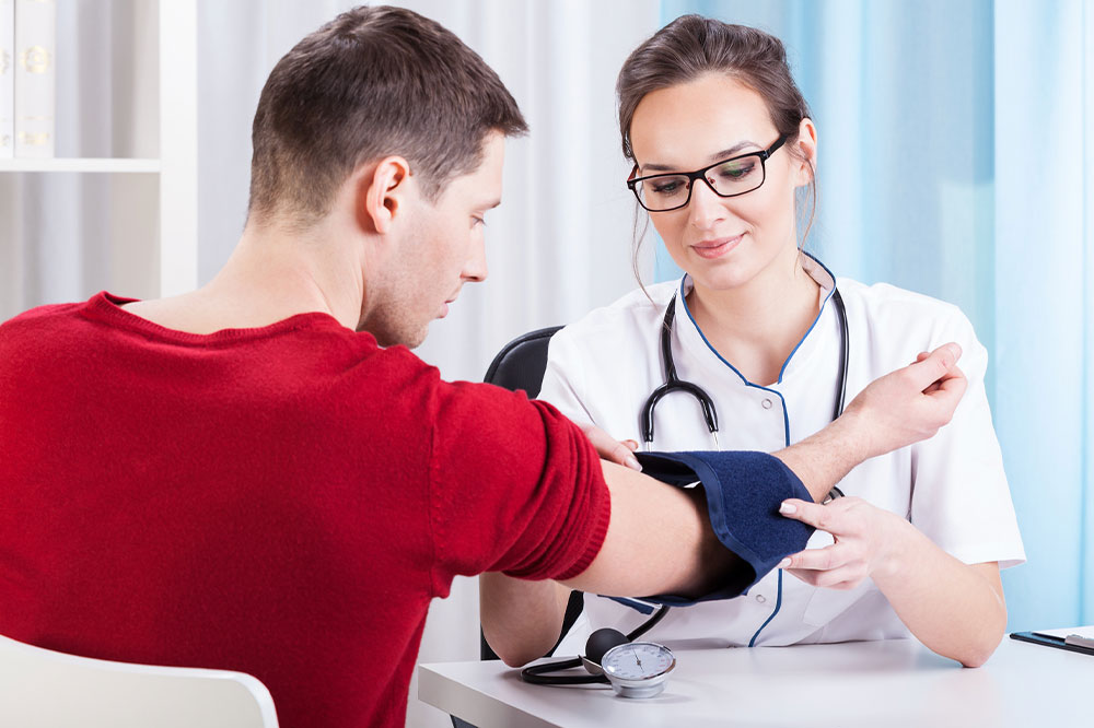 Warning signs associated with the development of blood pressure